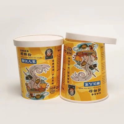 Немедленная бумажная кружка с лапшой 32 унции картофель фри каша со плоской крышкой