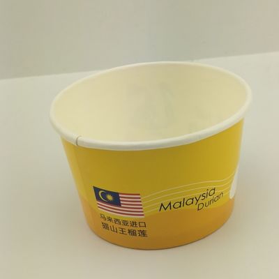 бумажная крышка настраиваемая печатная бумага мороженое чашки печатные контейнеры для приема 8 унций 250 мл бумажная чашка