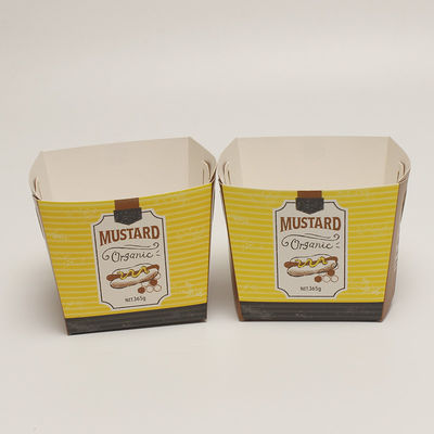 Фритчированная курица одноразовая kraft бумажная коробка, квадратный фастфуд бумажная коробка